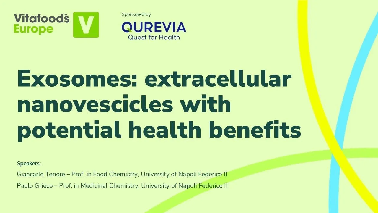 Exosomes: extracellular nanovescicles with potential health benefits