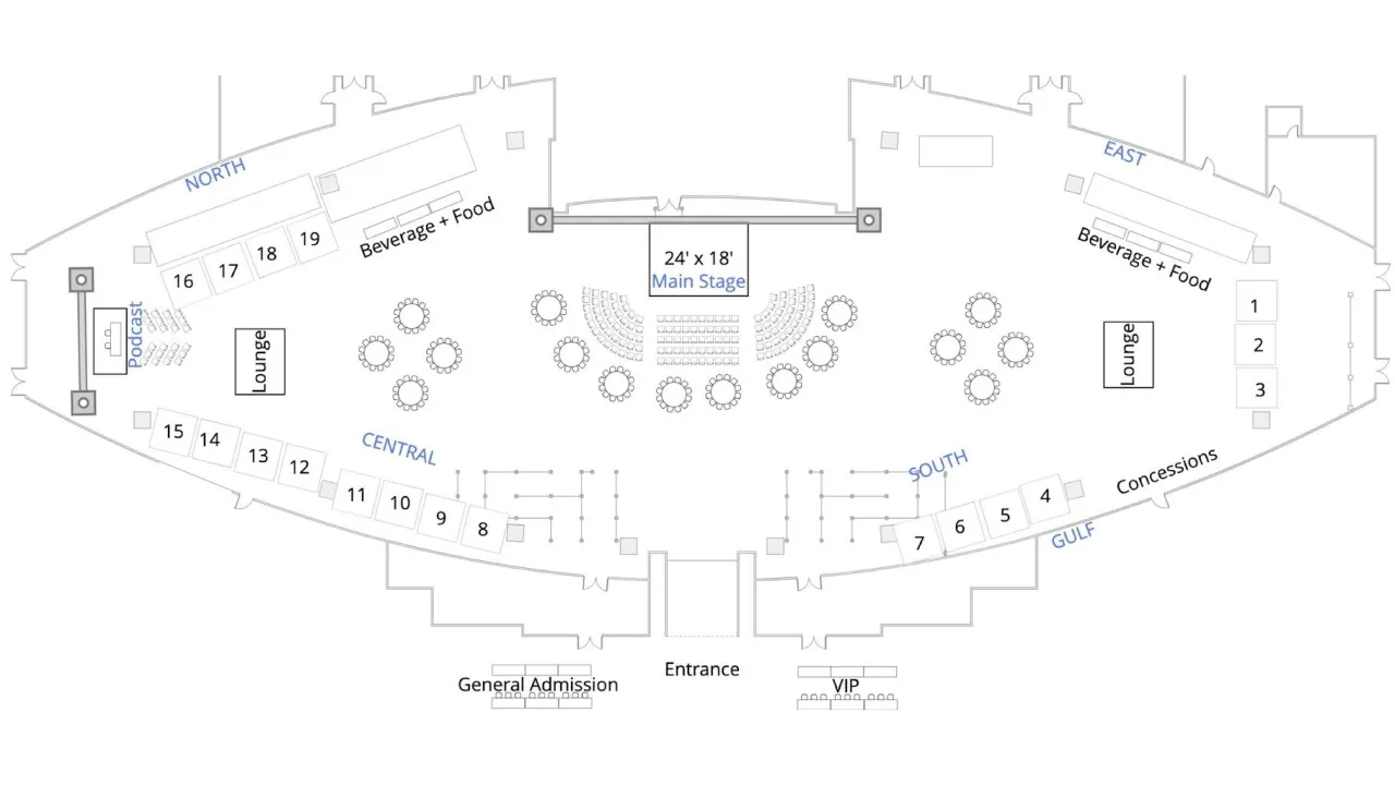 EXHIBIT HALL MAP