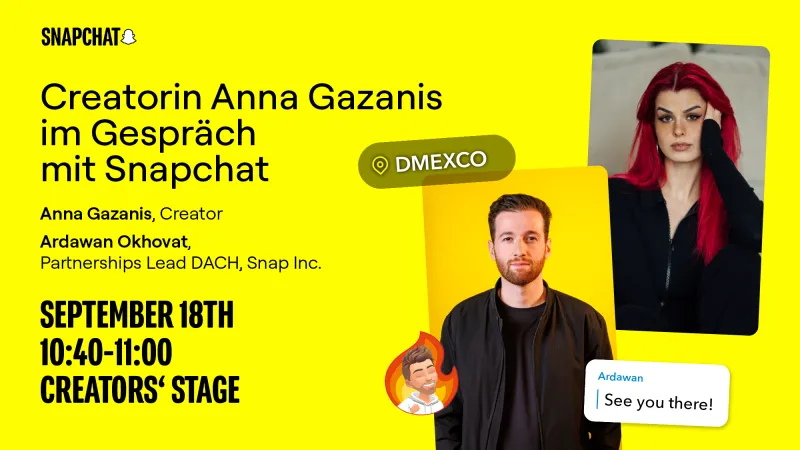 Creatorin Anna Gazanis im Gespräch mit Snapchat