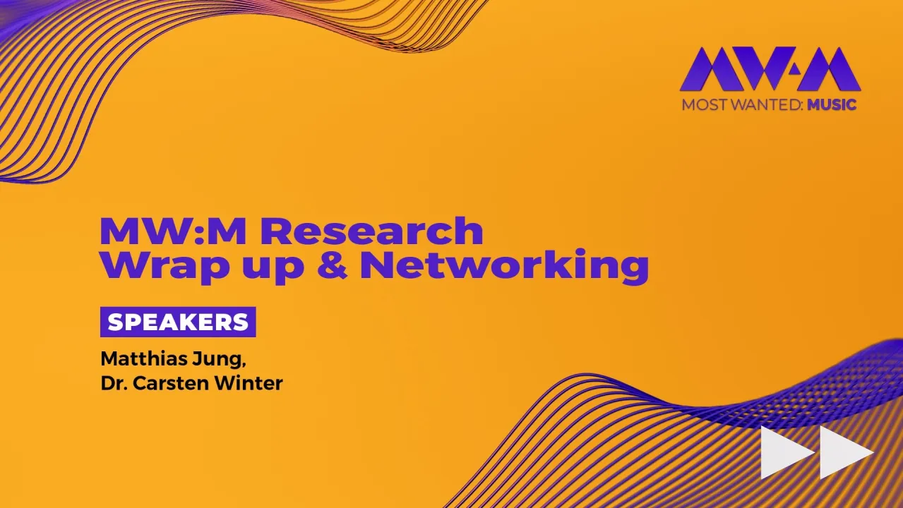 MW:M Research Wrap up & Networking