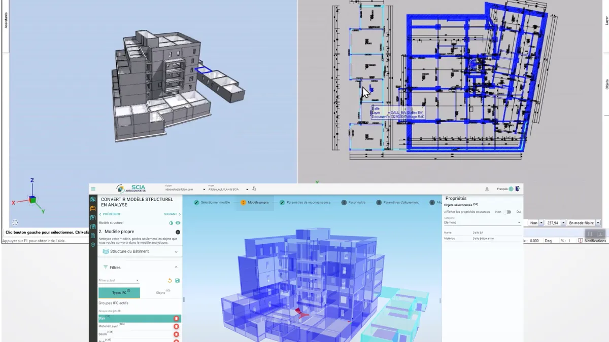 ALLPLAN & SCIA | From concept to analysis and calculation, right down to execution details
