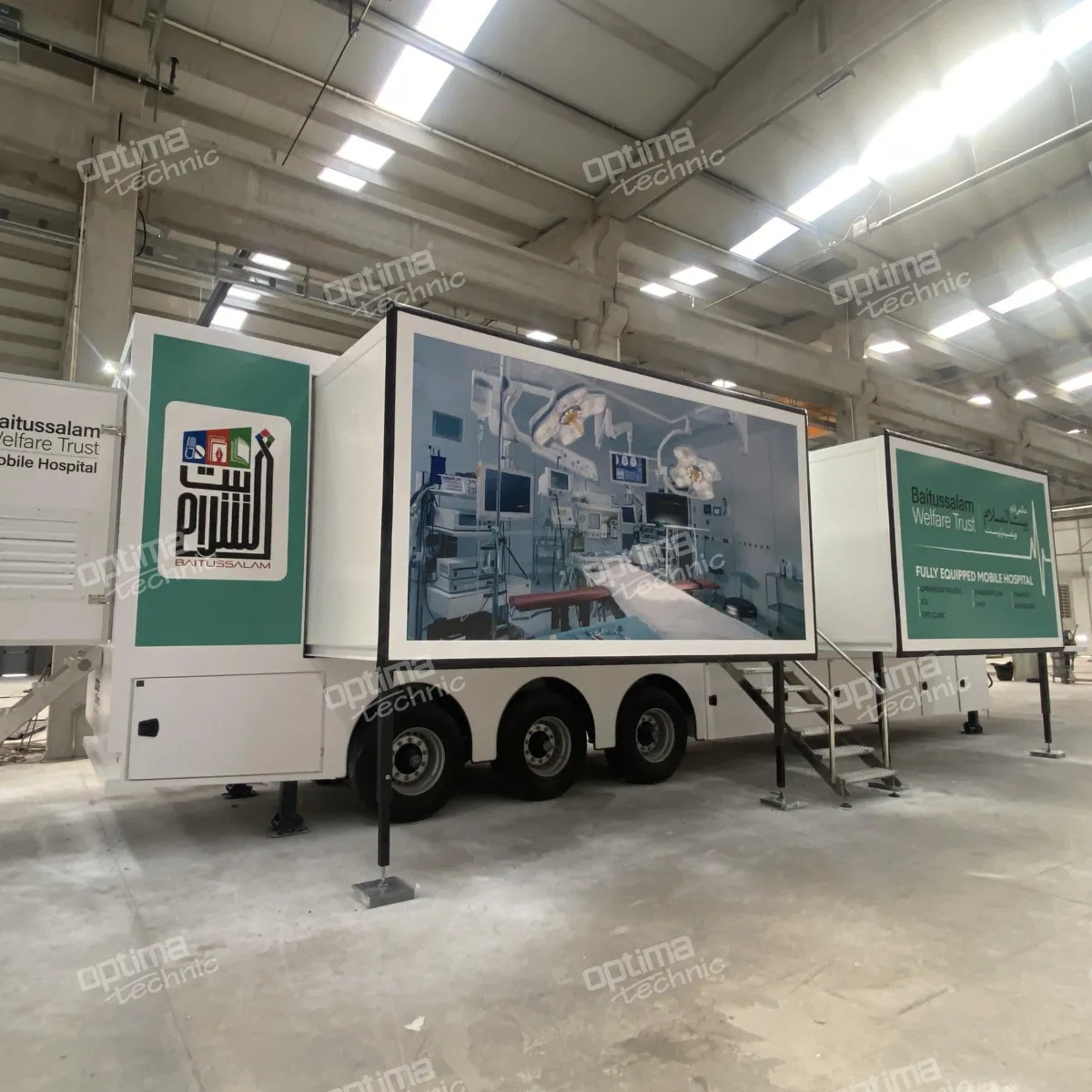 Mobile Blood Donation, Mobile Diagnostic Clinic, Mobile Operating Room, 50 Bed 100 Bed Field Hospitals, Modular Hospitals, Containers, Trailers, Containers, Mobile Living Containers, Mobile Intensive Care Units