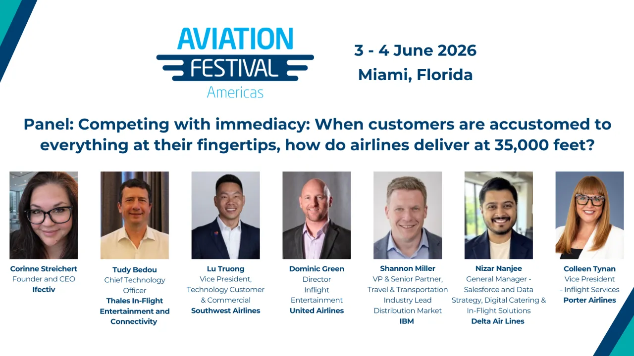 Panel: Competing with Immediacy: When Customers are Accustomed to Everything at Their Fingertips, how do Airlines Deliver at 35,000 feet?