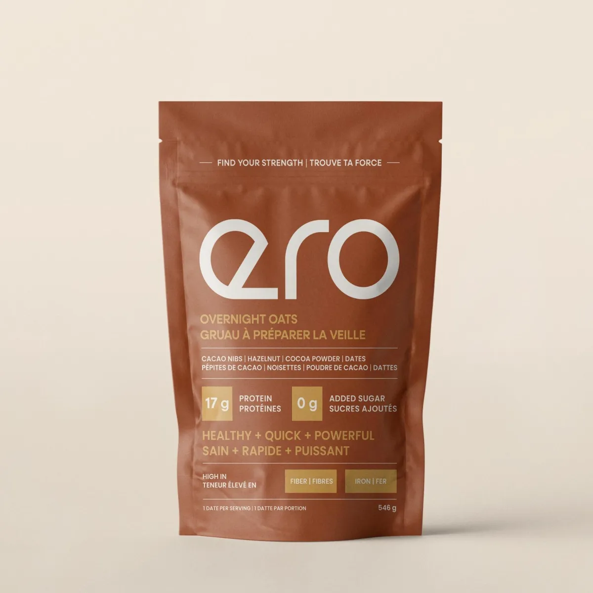 Cacao nibs, Hazelnut, Cocoa powder, Dates | Available in 3 sizes