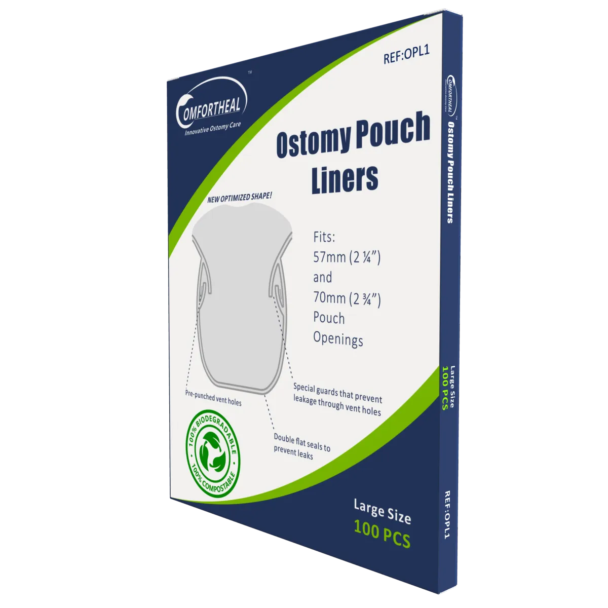 ComfortHeal™ Biodegradable Ostomy Liners