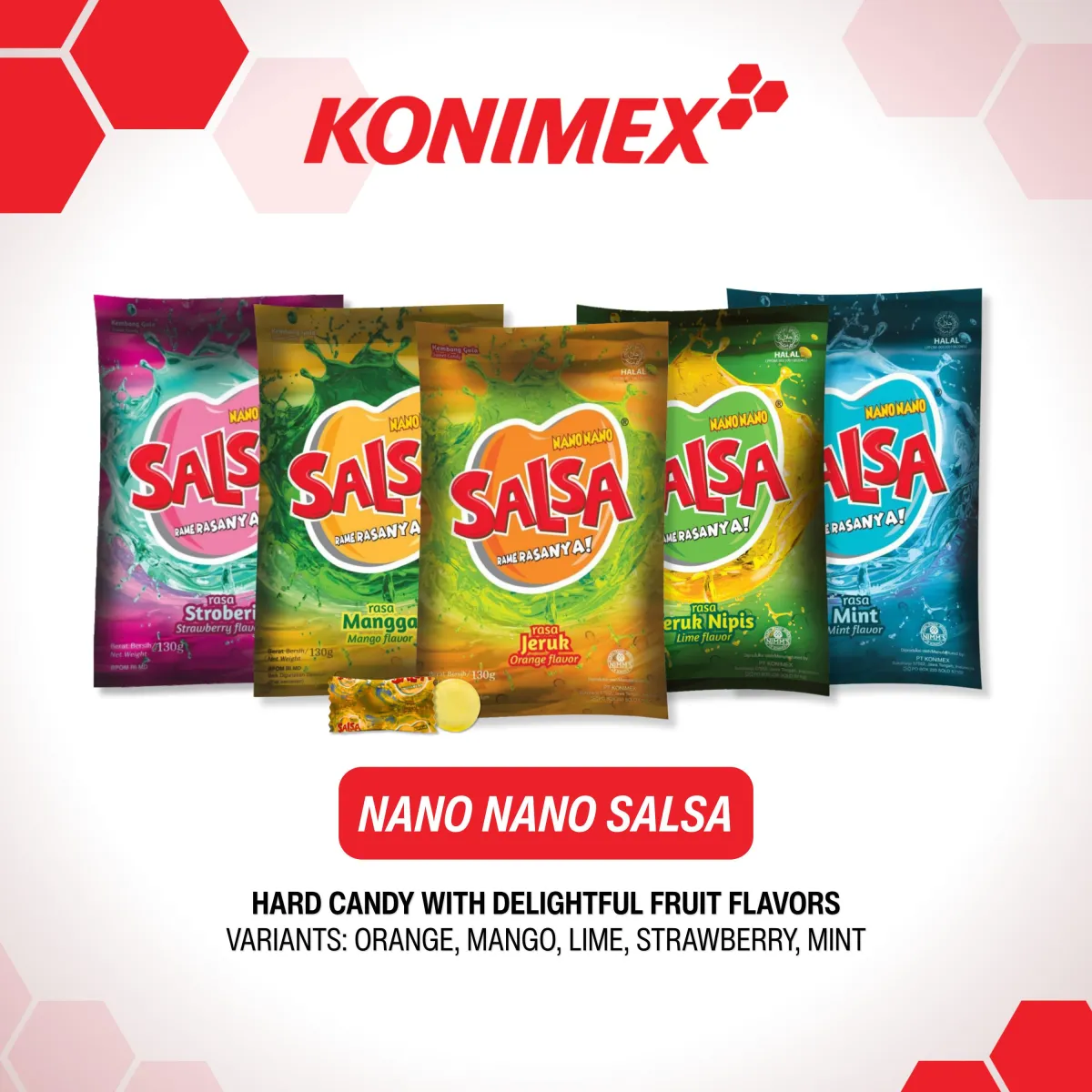 NANO NANO SALSA (Fruit Flavored Candy)