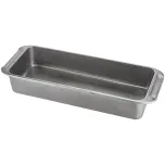 Assadeira e Travessa de Alumínio Natural 38x15 Prata