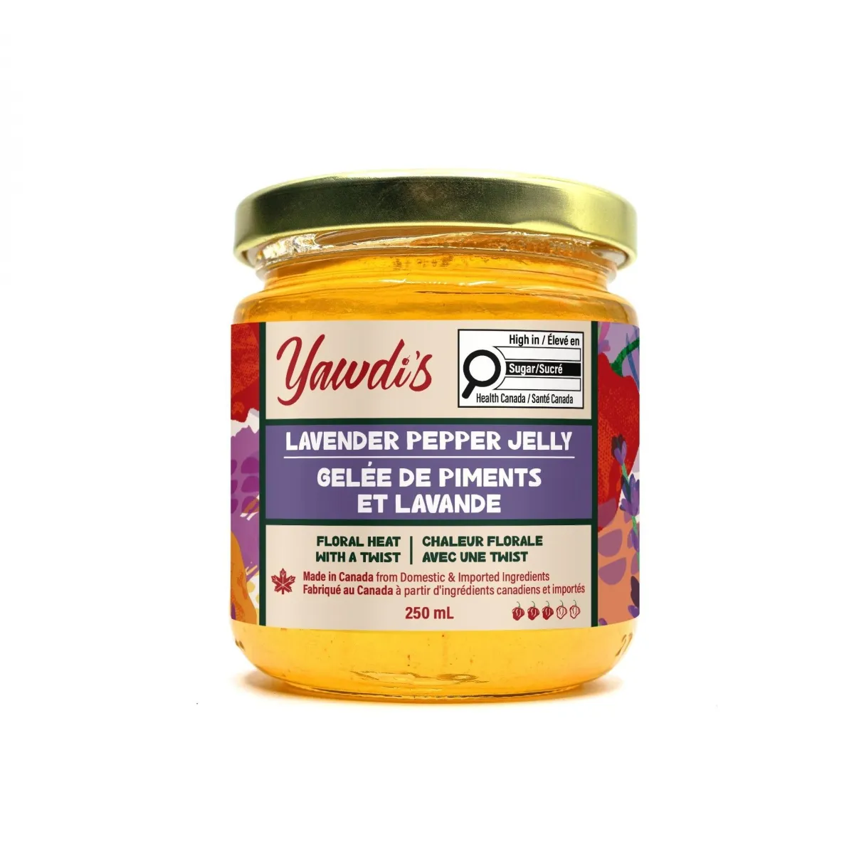 YAWDI'S LAVENDER PEPPER JELLY