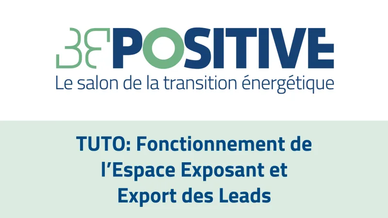 Tuto: Espace Exposant (FR)