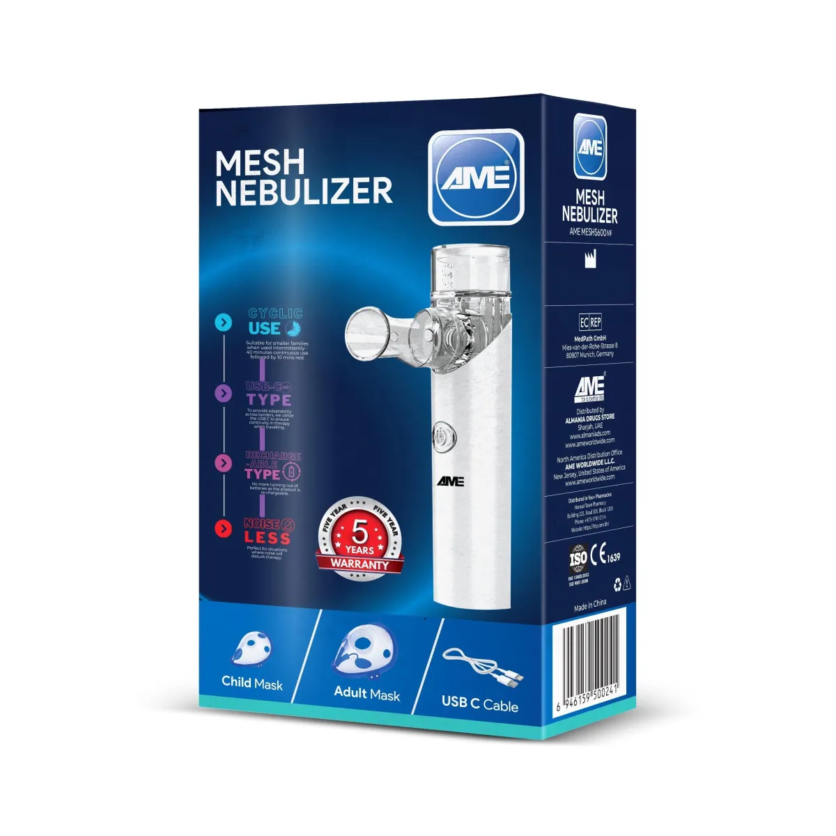AME Nebulizers: Compressor and Mesh Types