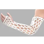 A shower-friendly odor and itch free orthopedic cast allows for skin monitoring and quick to apply