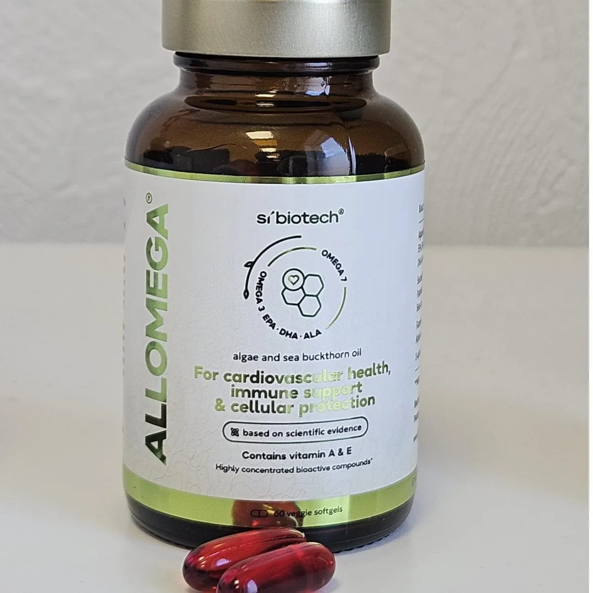 ALLOMEGA for cardiovascular health, immune support & cellular protection.
