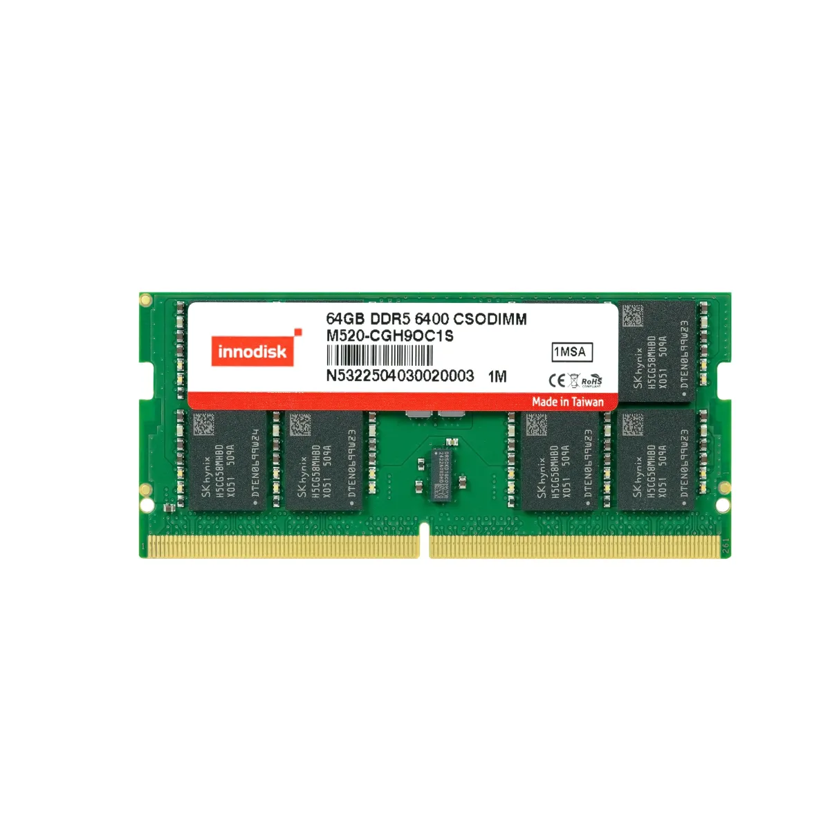 Empower Edge AI & Generative AI Applications DDR5 CSODIMM