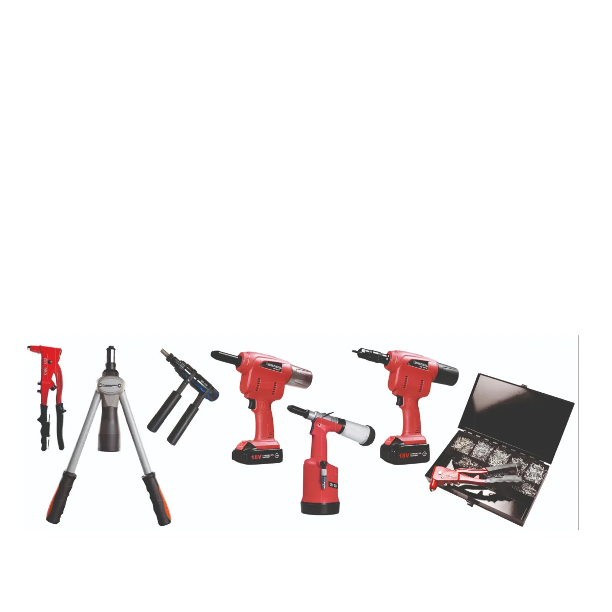 PROFESSIONAL RIVETING TOOLS : MANUAL, HYDRO-PNEUMATIC, BATTERY OPERATED ...