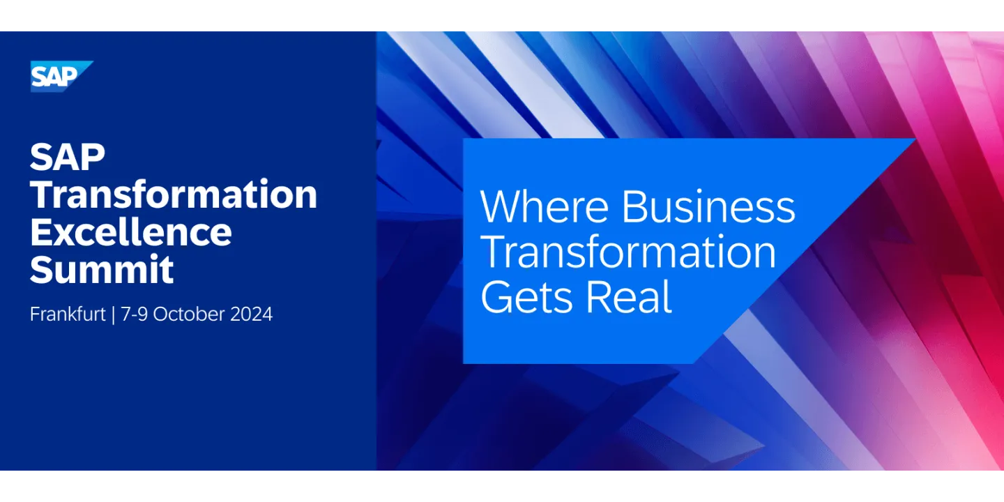 SAP Transformation Excellence Summit - Frankfurt