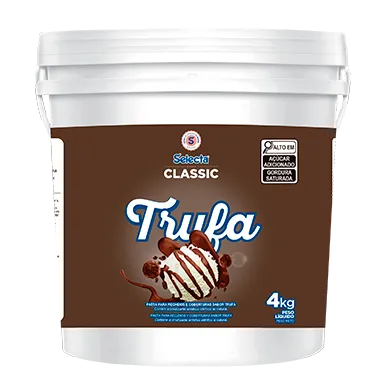 A linha de recheios prontos Selecta Top foi desenvolvida a partir de preparados de frutas, chocolates e doce de leite, ingredientes selecionados para enriquecer ainda mais o sabor como recheio de picolés, mesclas em sorvetes, entre outras criações da confeitaria.
ABACAXI
AMENDOIM
BANANA CARAMELIZADA
CARAMELO
CHOCOLATE
DOCE DE LEITE
FRUTAS VERMELHAS
GOIABA
LIMÃO
MARACUJÁ
MORANGO
UVA