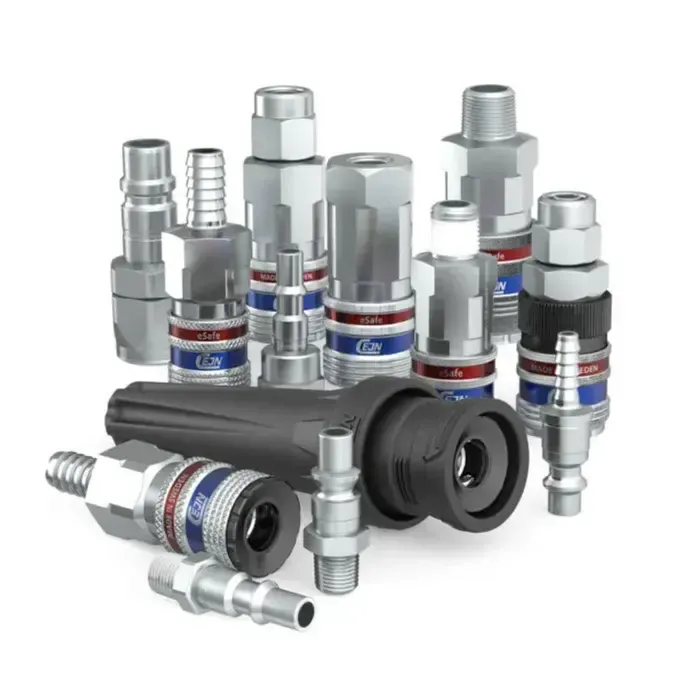 Engates eSafe para ar comprimido com desconexão em 2 estágios