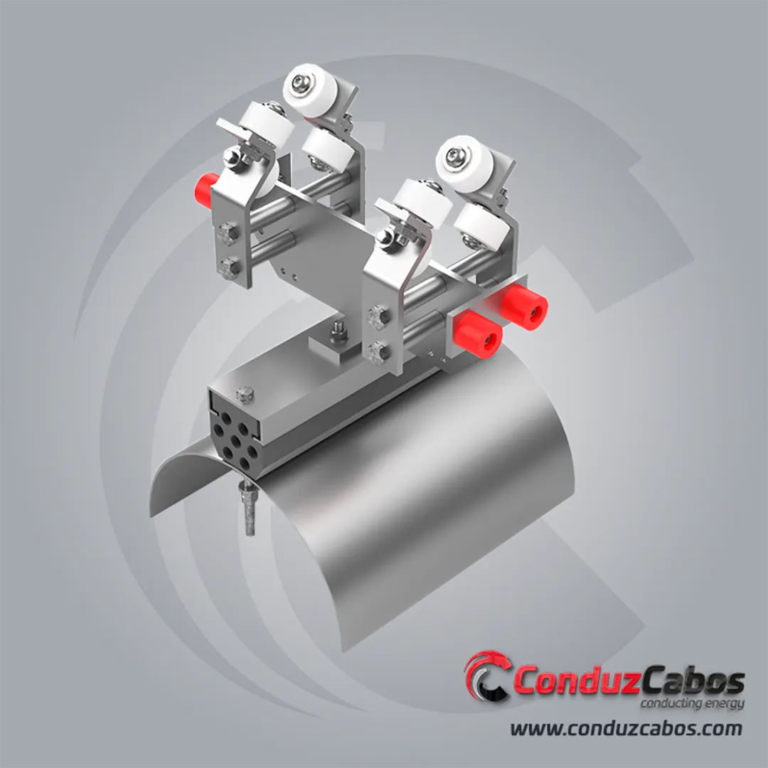 Carro Porta Cabos Para Trilho "◊" - Modelo CC4