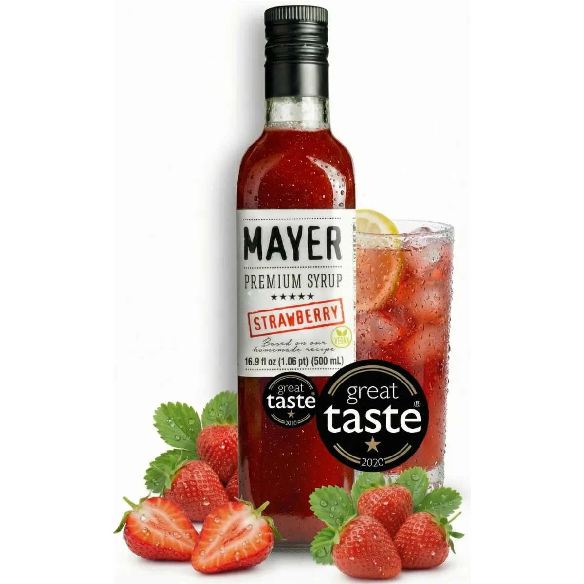 Mayer Premium Strawberry Syrup / Cordial