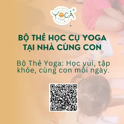 Bộ Thẻ Học Cụ Yoga Tại Nhà Cùng Con Tương Tác