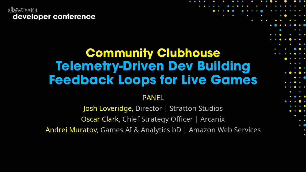 Community Clubhouse: Telemetry-Driven Dev Building Feedback Loops for Live Games