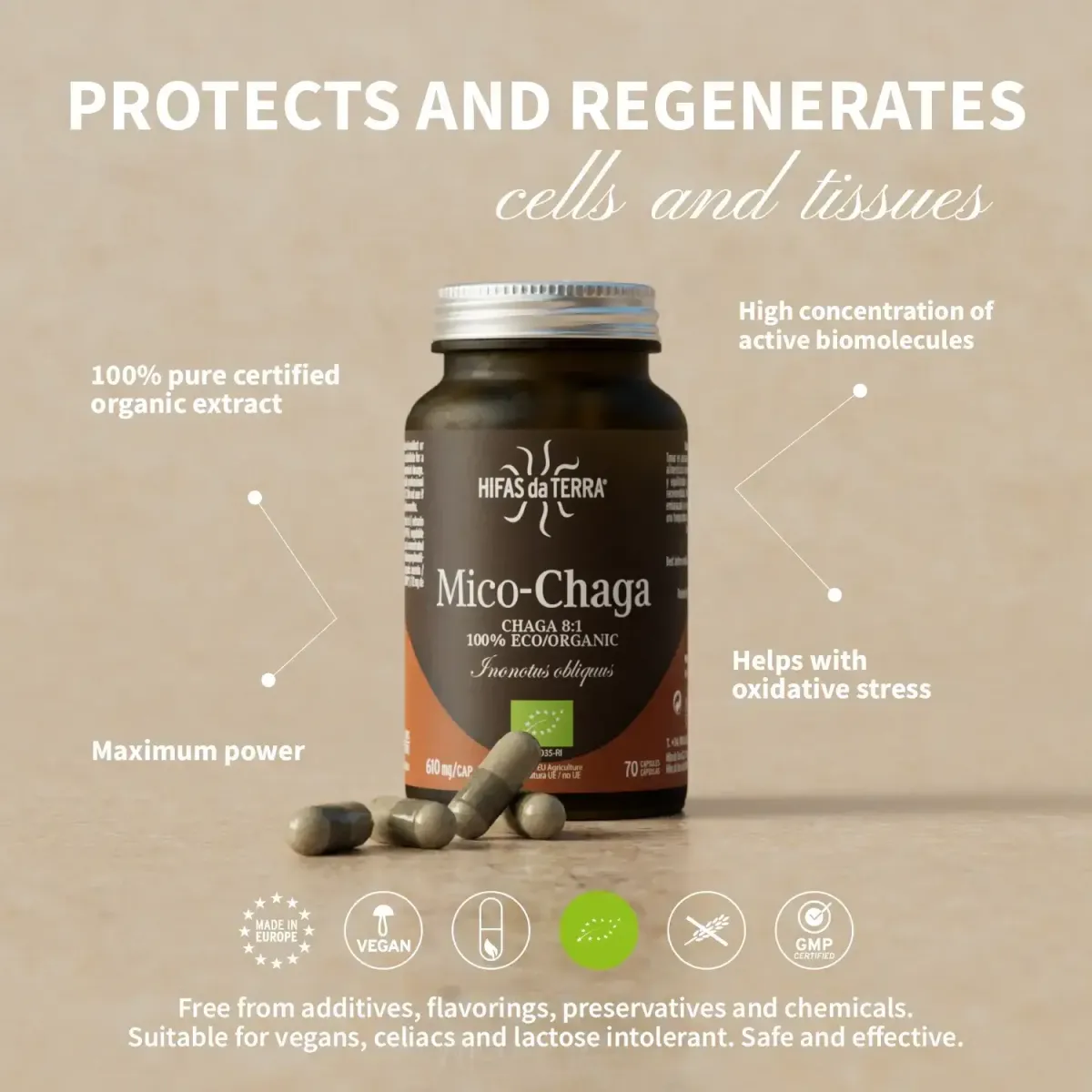 Mico Chaga (Chaga Extract) Capsules