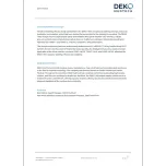 DEKO 190 Automated Bedpan Washer Disinfector