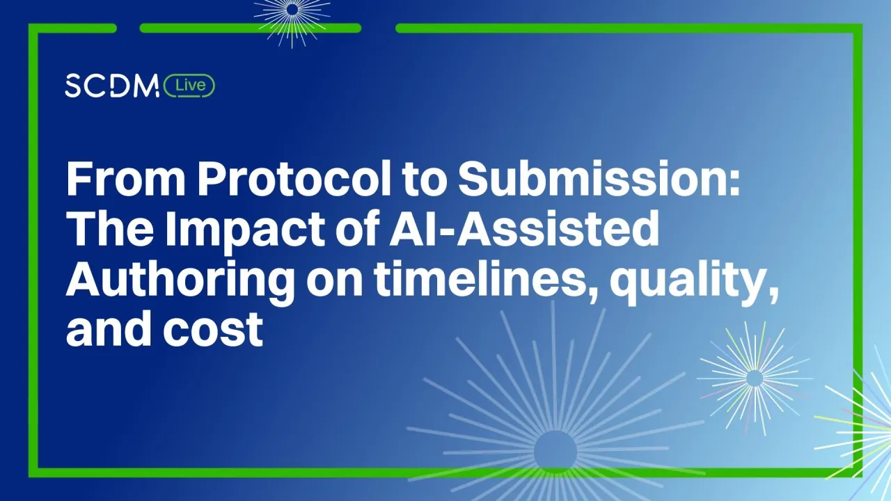 From Protocol to Submission: The Impact of AI-Assisted Authoring on timelines, quality, and cost