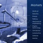 Energy, Rail, Medical,Robotic, Aerospace