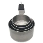 Conjunto Medidoras de Xicaras Inox 4 pçs 250ml,125ml, 80ml, 60ml Weck