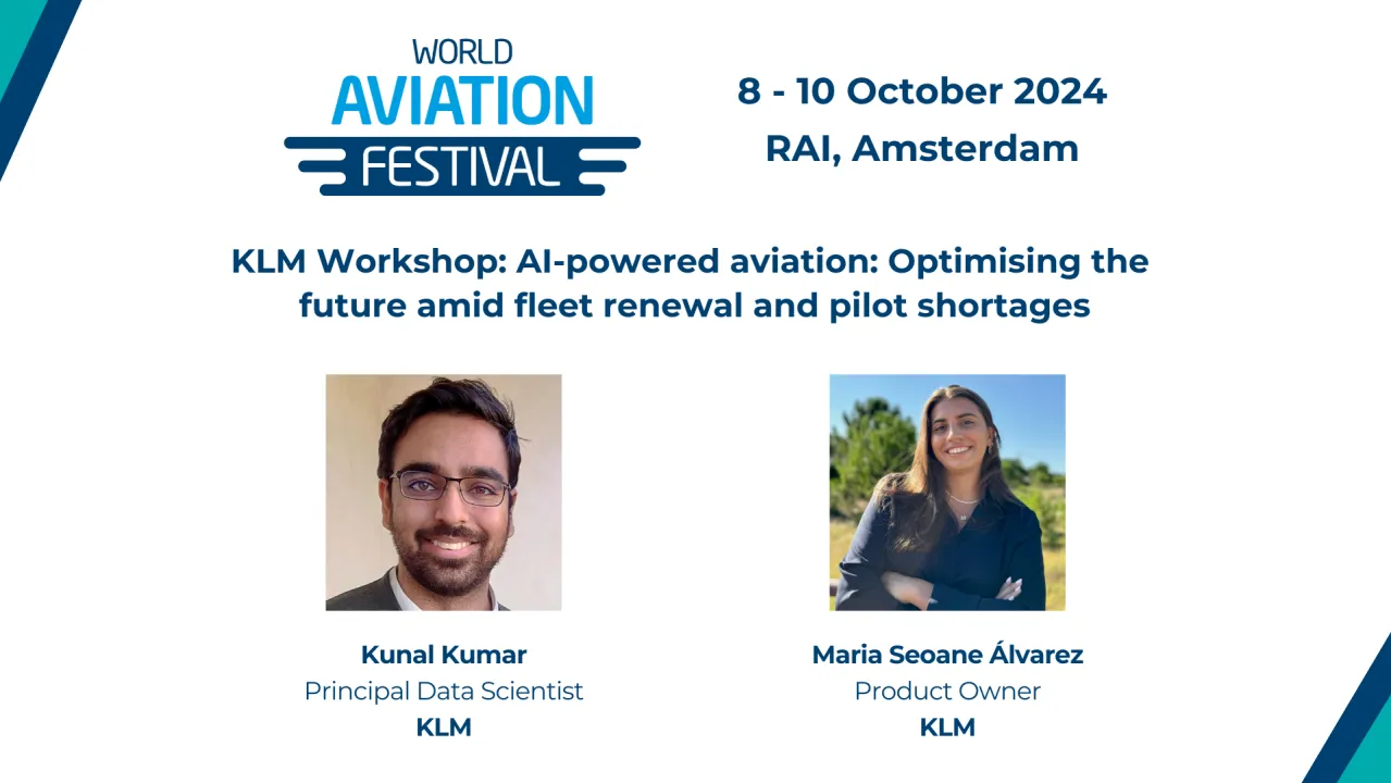 KLM Workshop: AI-powered aviation: Optimising the future amid fleet renewal and pilot shortages