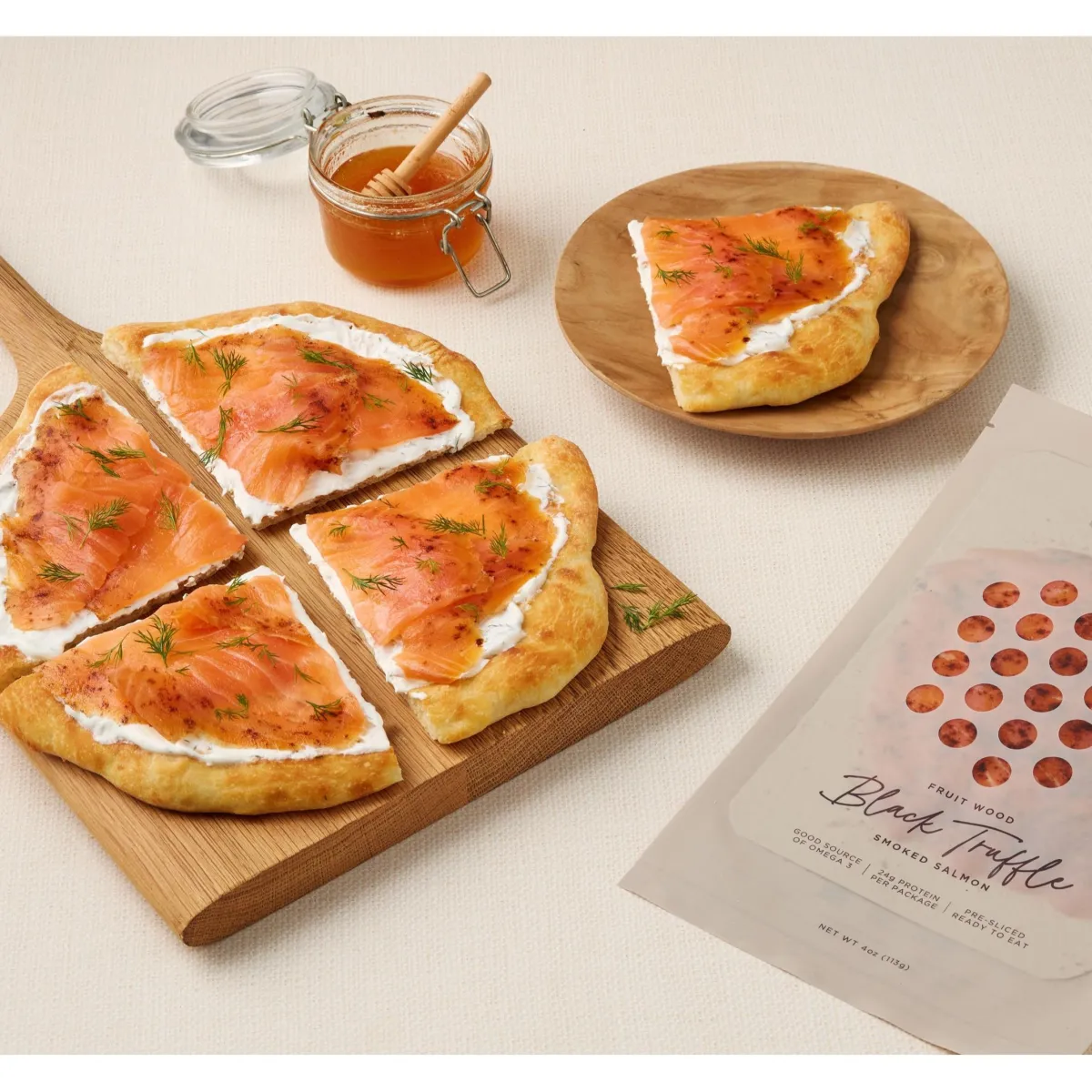 SAINT - Fruit Wood Black Truffle Smoked Salmon