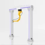 Máquina de corte a laser de fibra robótica