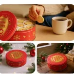 Bettino Traditional Butter Cookies, 16oz, 454g in Tin