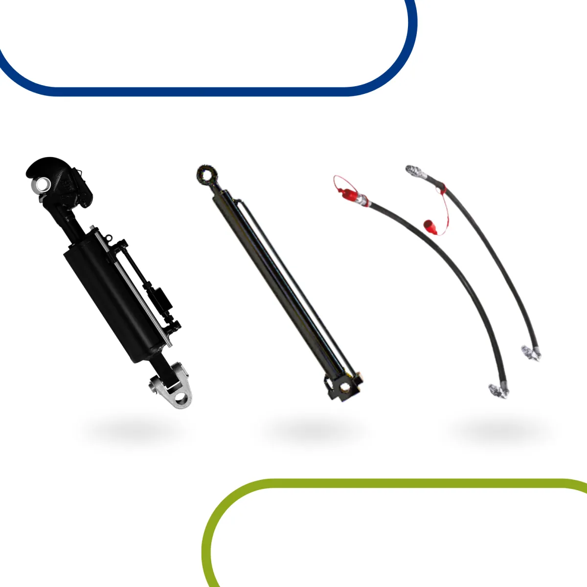 Hydraulic cylinders and components