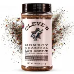 Cleve's Gourmet Cowboy Charcoal Steak Seasoning for Grilling & Cooking, Steak Rub with Smoky Charred Flavor, Prime Rib Seasoning & Beef Seasoning
