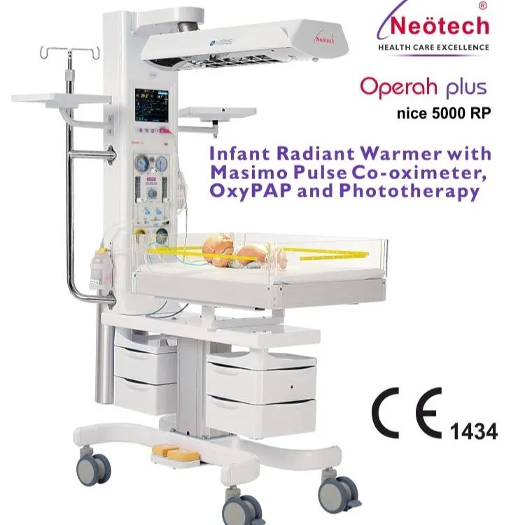 Infant Radiant Warmer with Inbuild Resuscitation, CPAP, Phototherapy, Pulse Co-oximeter, Weighing Scale, Live Camera and Apnea Monitor with all related accessories & Consumables