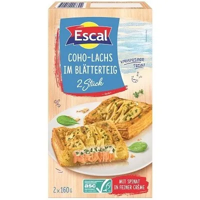 Coho Salmon in Puff Pastry