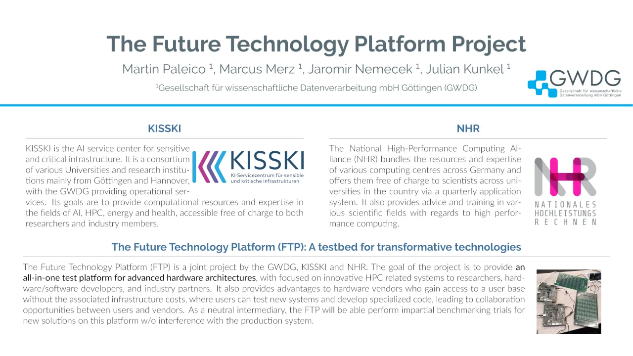 The Future Technology Platform Project