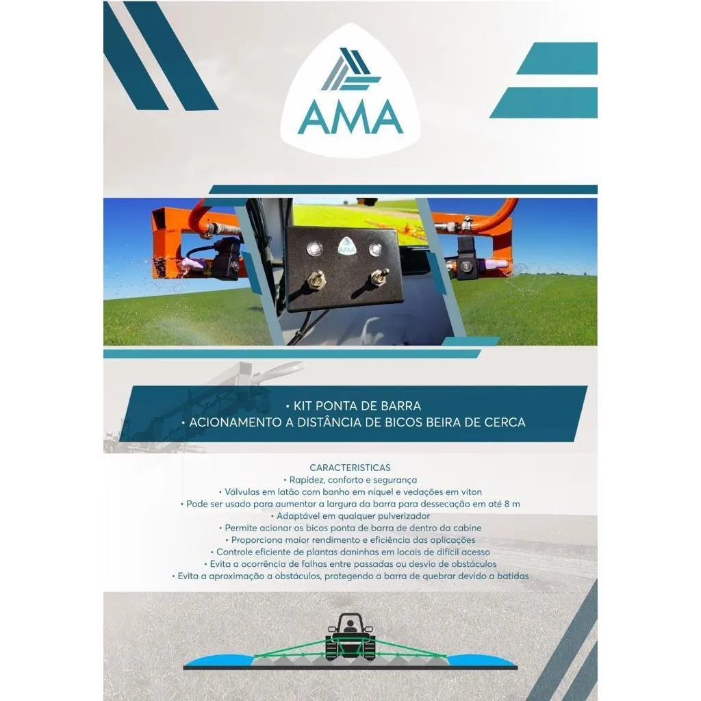 KIT PONTA DE BARRA - BICO DE CERCA