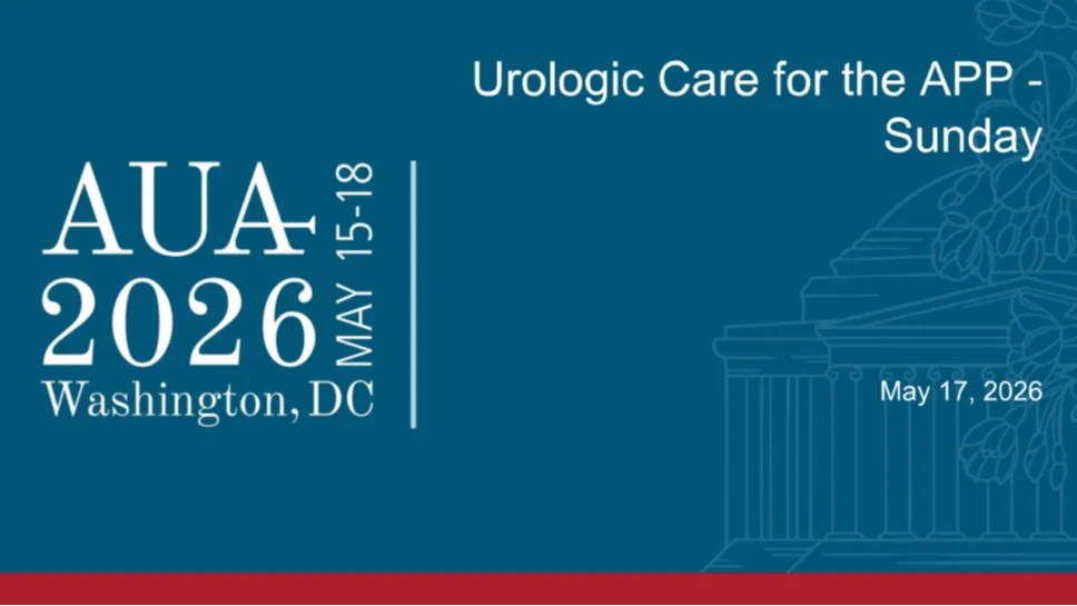 Urologic Care for the APP - Sunday
