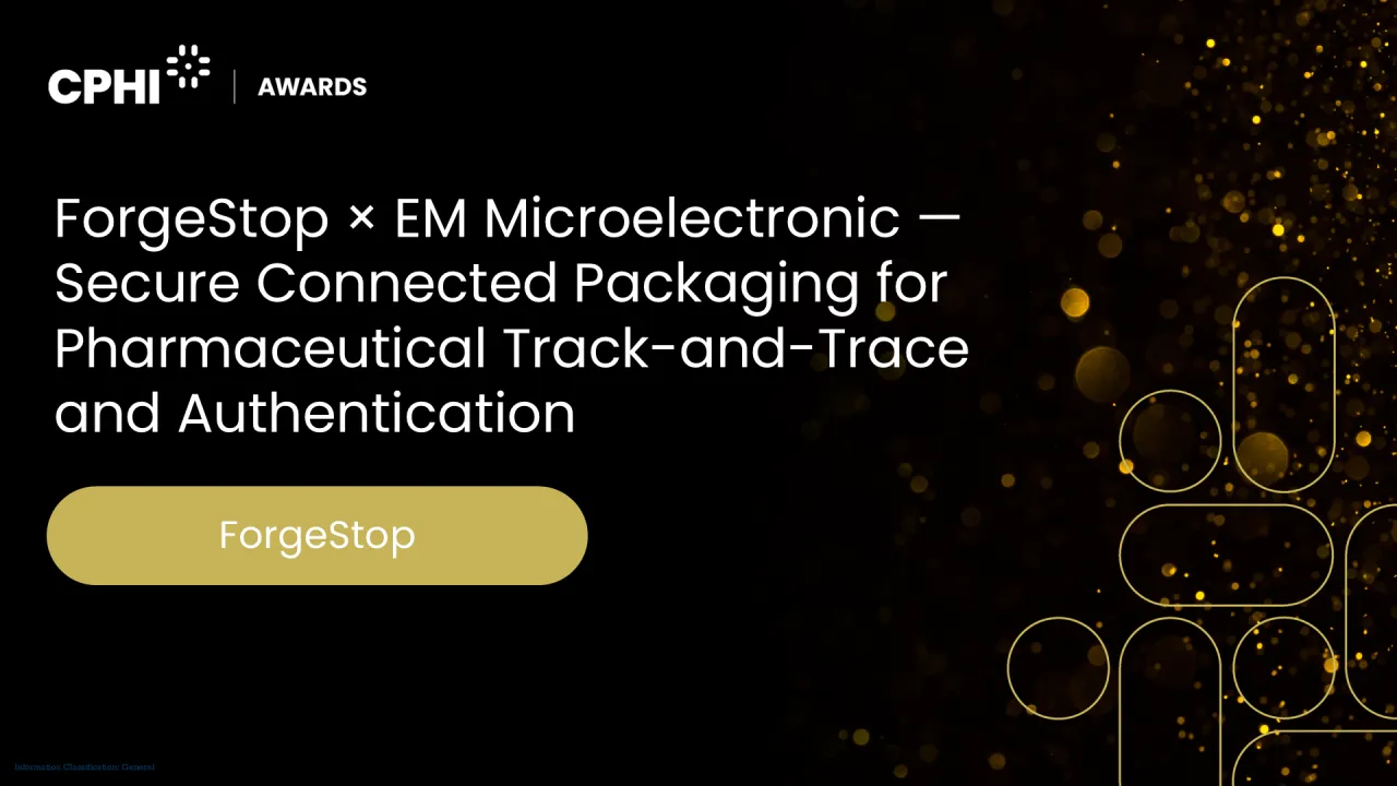 ForgeStop × EM Microelectronic — Secure Connected Packaging for Pharmaceutical Track-and-Trace and Authentication
