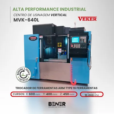 Centro de Usinagem Vertical MVK-640L