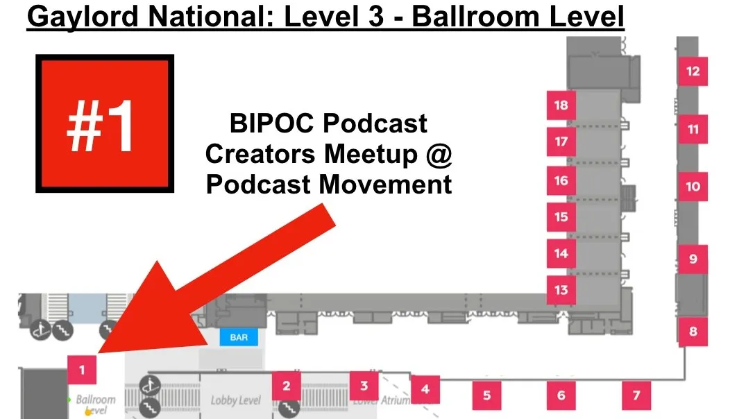 BIPOC Podcast Creators Meetup @ Podcast Movement