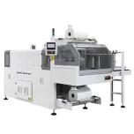 BP802AR 230R – Fardeleuse automatique monobloc avec entrée à 90° et barre de soudure