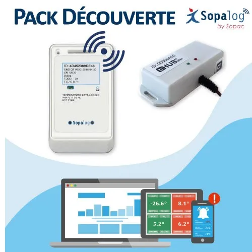 SOPALOG RF : Enregistreur de température connecté