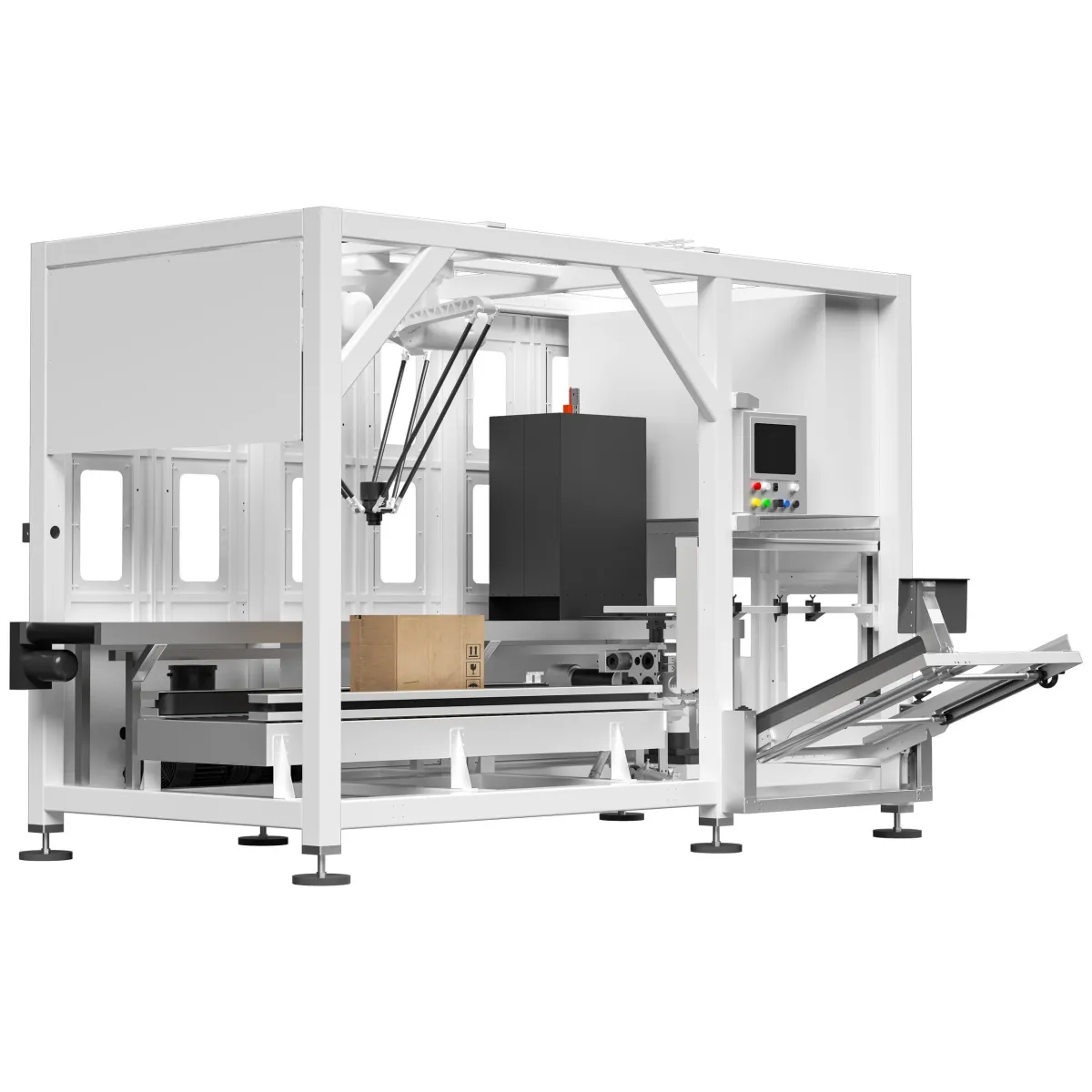 Case erecting & cartoning workstation