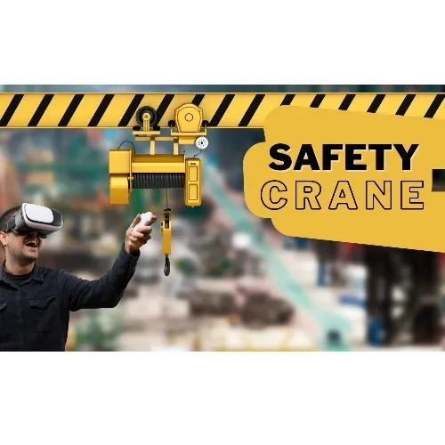 Driving an overhead crane in VR