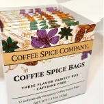 Coffee Spice Company - Variety Box (12) Spice Bags/3 flavors, 4 each