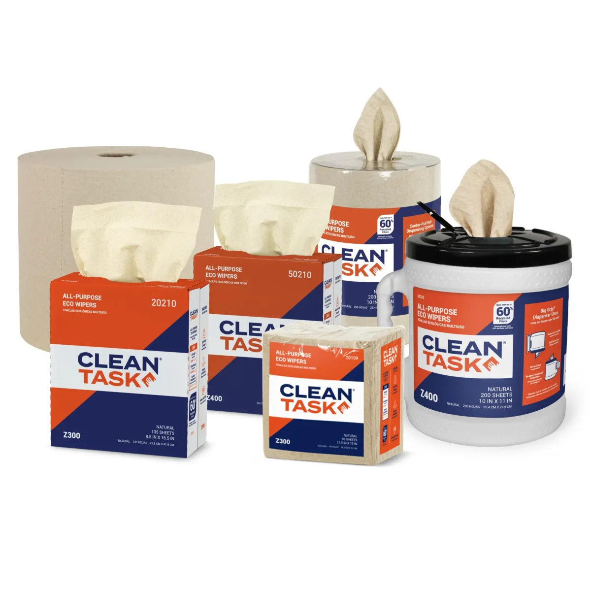 CLEAN TASK® ALL-PURPOSE ECO WIPERS